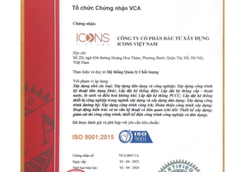 Chứng nhận VCA